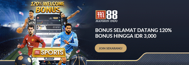 Animasi promosi taruhan olahraga langsung dan berbagai pertandingan di platform M88 MSports